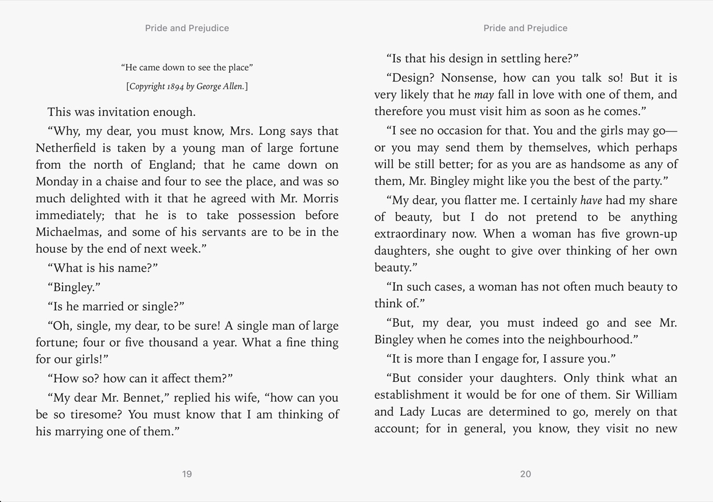 Two pages side by side on the unfolded iPhone Duo